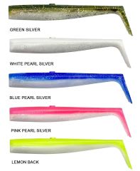 Savage Gear Sandeel V2 Tail 14cm 23gr Sahte Balık Blue Pearl Silver