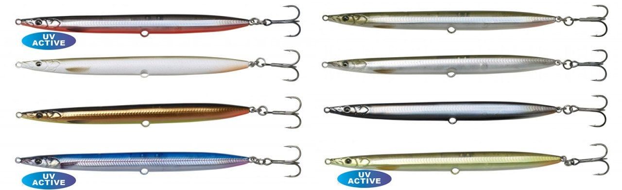 Savage gear Sandeel Pencil 125 mm 19 gr Suni Yem Black&Red UV