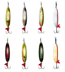 Dam Effzett Standard Spoon Slim 9.5 cm 32 gr Sinking Kaşık Fire Tiger UV