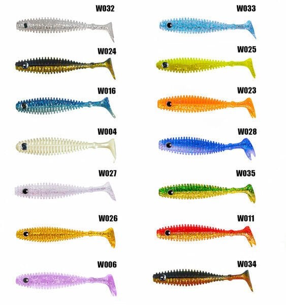 Xesta Shad Star 3.5'' 9.5cm KCA 6P Silikon Yem