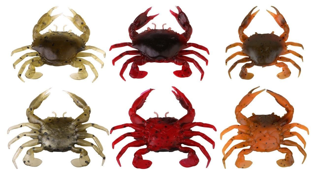 Savage gear LB 3D Manic Crab 5 cm 4 Adet Suni Yem Red & Black Crab
