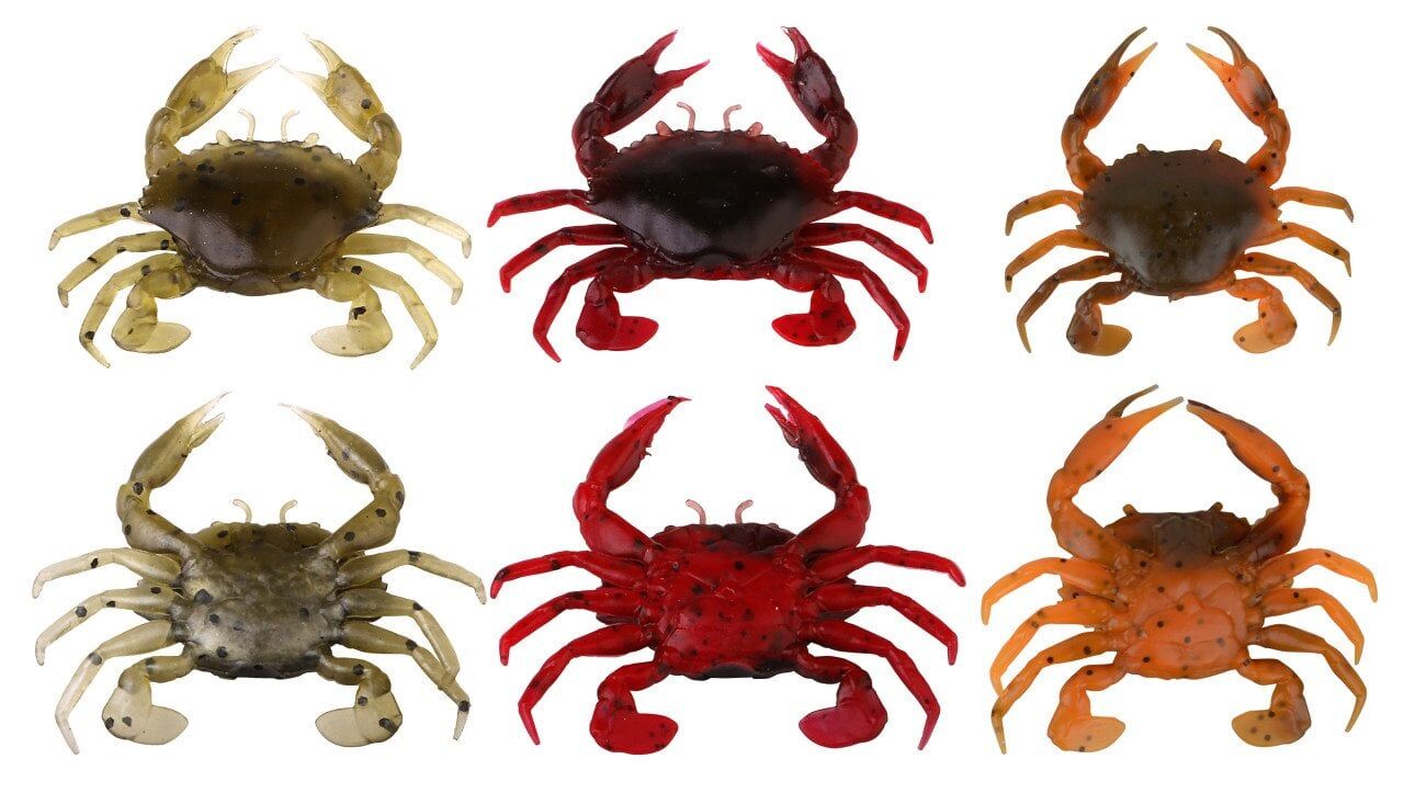 Savage gear LB 3D Manic Crab 5 cm 4 Adet Suni Yem Red & Black Crab