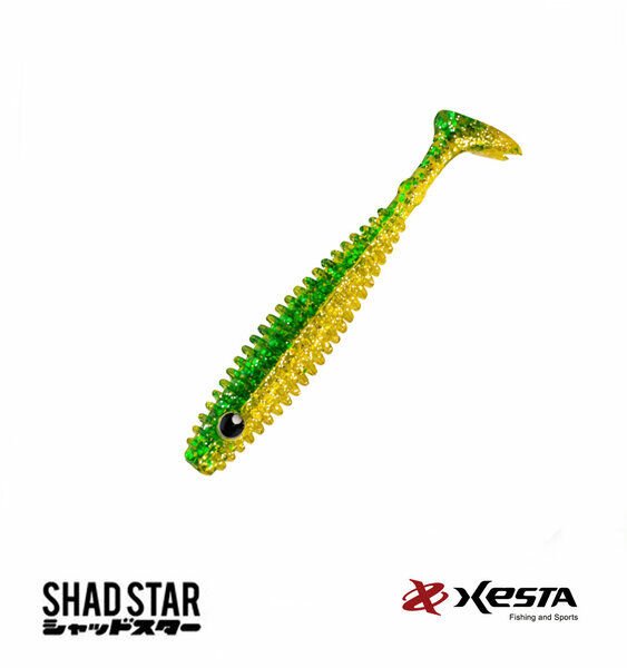 Xesta Shad Star 3.5'' 9.5cm GGD 6P Silikon Yem