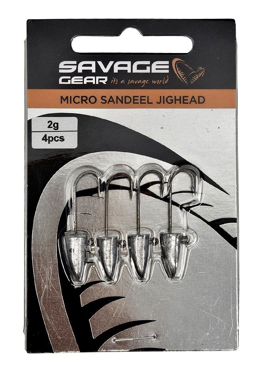 Savage Gear LRF Micro Sandeel Jighead 4 Adet #8 1,5gr
