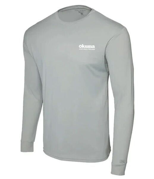 Okuma Aquatek Long Sleeve Sun Shirt Grey L