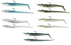 Savage gear Sandeel And Slug 10 cm 10 gr 4+2 Adet 19-Glow