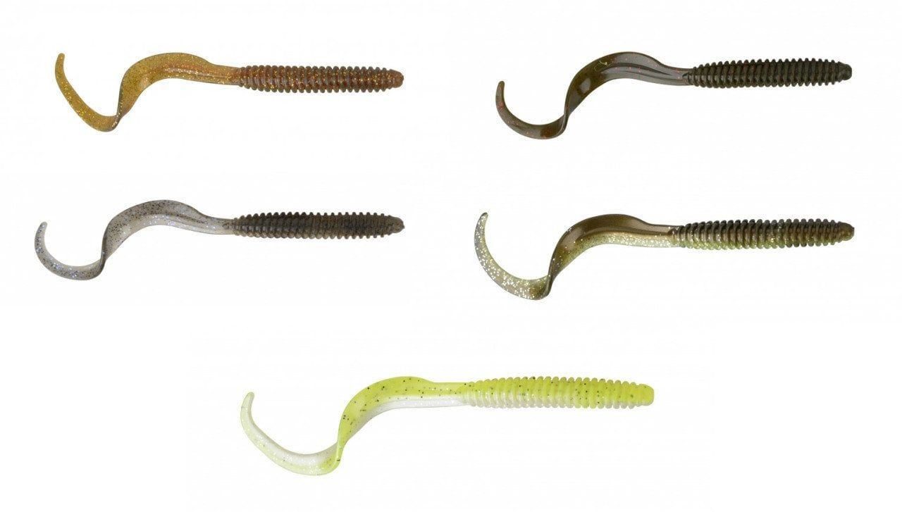 Savage gear LB Rib Worm 90 mm 10 Adet Suni Yem Blue Glitter