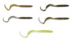 Savage gear LB Rib Worm 90 mm 10 Adet Suni Yem Green Silver