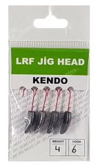 Kendo Lrf Jig Head Kırmızı İğneli 4 Adet #6 4 gr