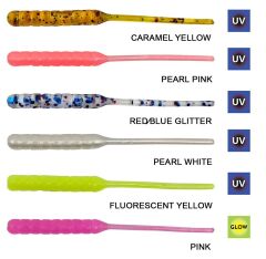 Kendo Arrow Worm Lrf Silikonu 5,5cm 12 Adet Pearl White