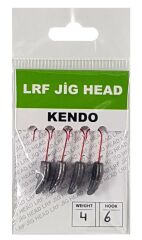 Kendo Lrf Jig Head Kırmızı İğneli 4 Adet #7 2,5 gr