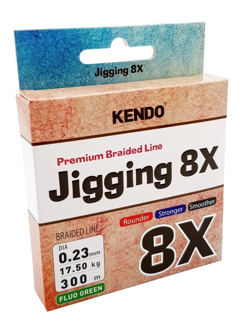 Kendo Jigging 8X Flash 300 mt Örgü İp (FLUO GREEN) 0,28 mm
