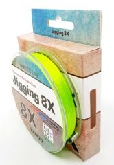 Kendo Jigging 8X Flash 300 mt Örgü İp (FLUO GREEN) 0,32mm