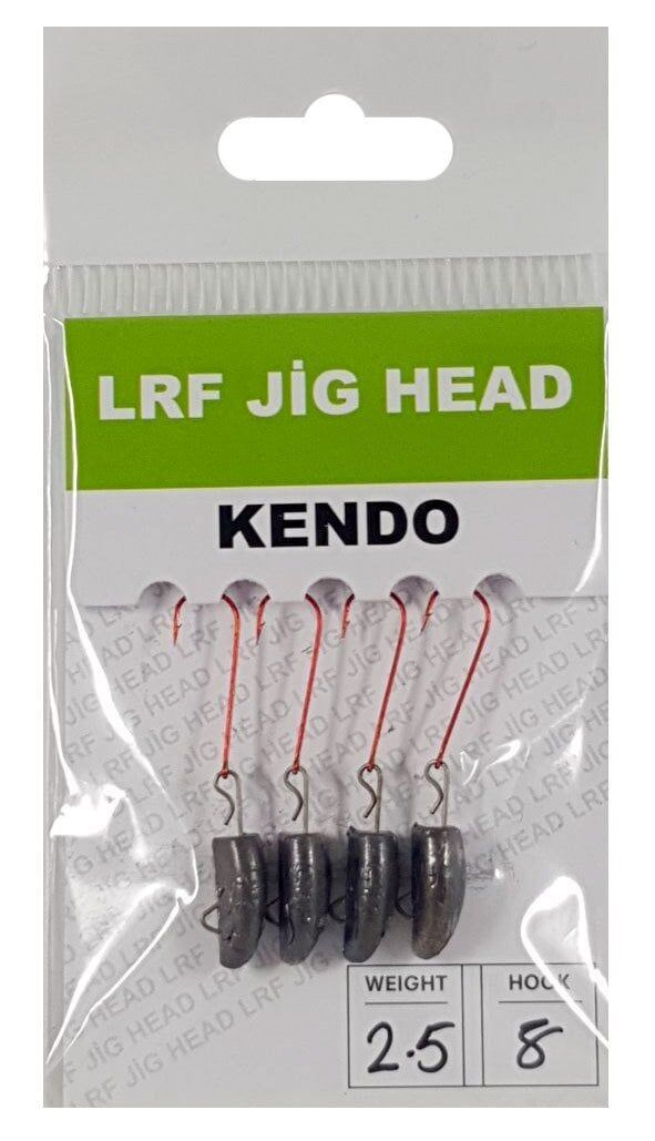 Kendo Hareketli Lrf Jig Head Kırmızı İğneli 4 Adet #8 2,5 gr