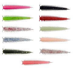 Kendo Zombie Worm Lrf Silikonu 4cm 8 Adet Orange Pink