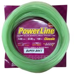 Powerline Classıc 100 m. Poşet Soft  Misina 0,60 mm Mavi