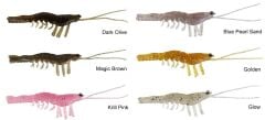 Savage gear LB Manic Shrimp 10 cm 4 Adet Sahte Balık Glow
