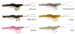 Savage gear LB Manic Shrimp 10 cm 4 Adet Sahte Balık Blue Pearl Sand
