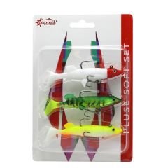 3068 Pluse Soft Pıke Silikon Turna Set 3lü Paket 10 Cm