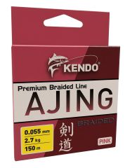 Kendo Ajing Premium Braided Line Pink 150m Örgü İp 0.055mm