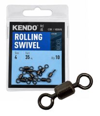 Kendo Rolling Swivel 1/0  6pcs