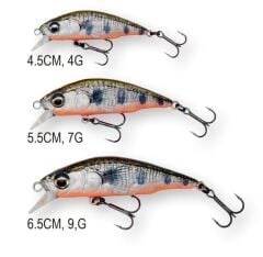 Savage gear 3D Sticklebait Twitch 5.5cm 7 gr Suni Yem Brown Trout Smolt