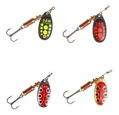 Dam Effzett Standard Spinner 4 gr #2 Kaşık Black Yellow