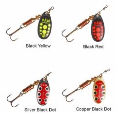 Dam Effzett Standard Spinner 3 gr #1 Kaşık Copper Black Dot