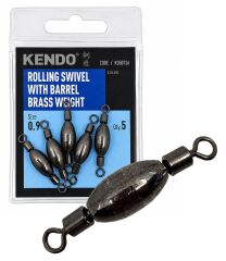 Kendo Rolling Swivel With Barrel Brass Weight 5 Adet ( Ağırlıklı Fırdöndü) 0,6