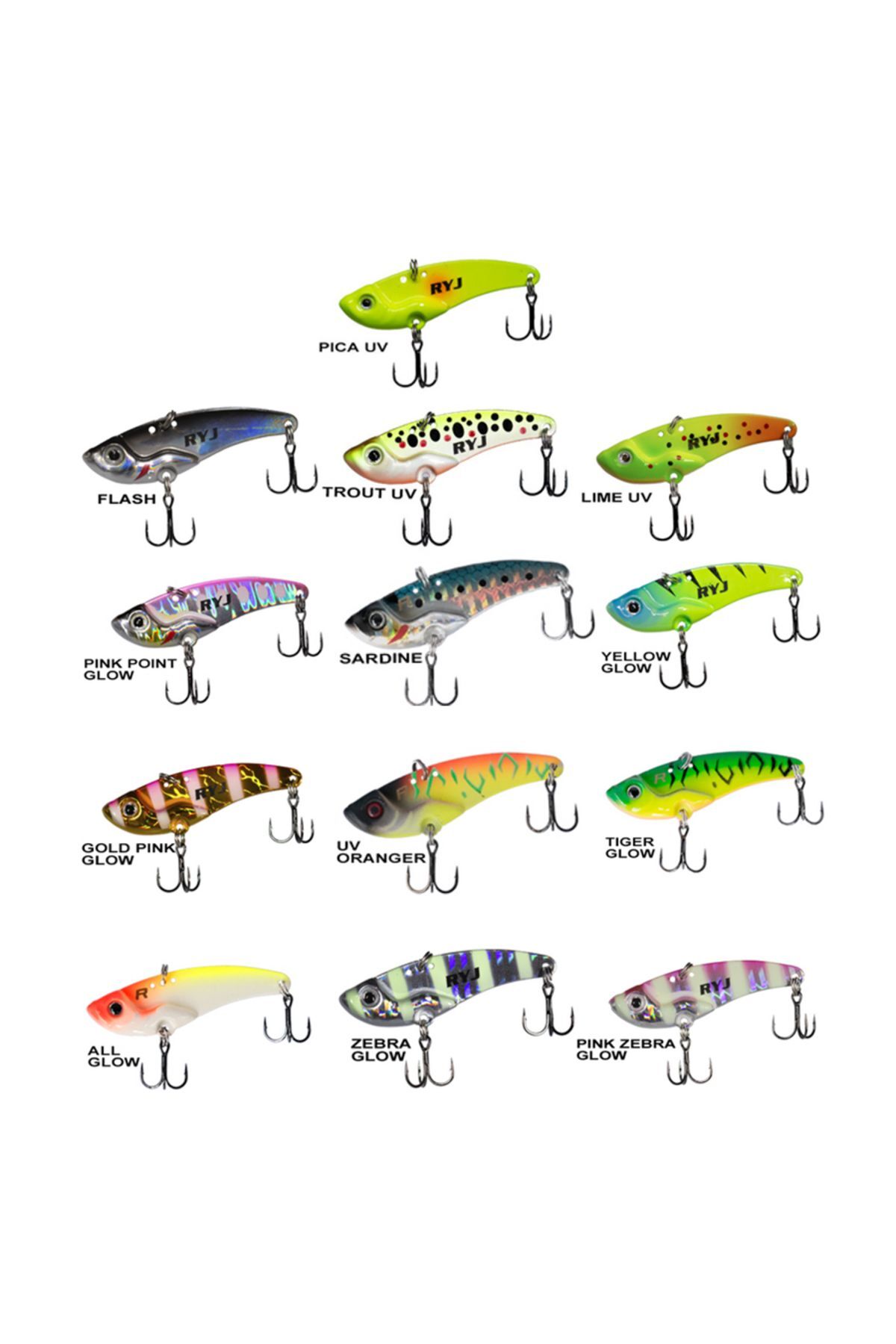 Mirror Vib 15gr / 5.5cm Virasyon Jig Yem UV Oranger