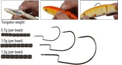 Savage gear 4Play Weedless Hook 5 Adet İğne M #4/0