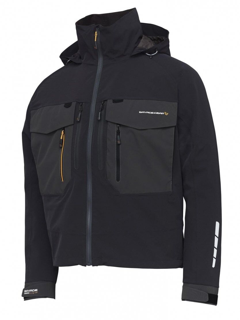 Savage Gear SG6 Wading Jacket Black/Grey XL