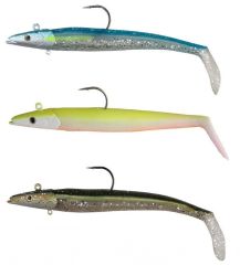 Savage gear Sandeel 18 cm 100 gr 2+1 Adet Blue Silver