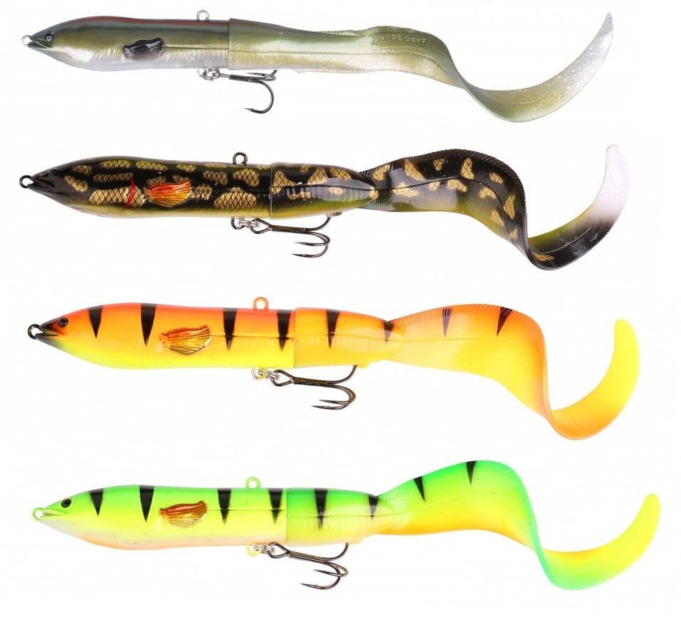 Savage gear 3D Hard Eel Tail Bait 17 cm 40 gr 1+2 Suni Yem 05-Golden Ambulance