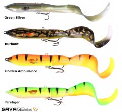 Savage gear 3D Hard Eel Tail Bait 17 cm 40 gr 1+2 Suni Yem 06-Burbout