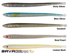 Savage gear LB Sandeel Slug 14 cm 6 Adet Suni Yem Sandeel