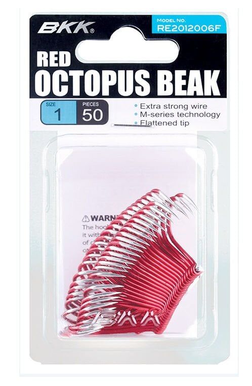 BKK Red Octopus Beak 50 Adet Olta İğnesi 6/0