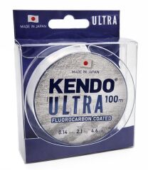 Kendo Ultra Fluorocarbon Coated 100m White Misina 0.14mm