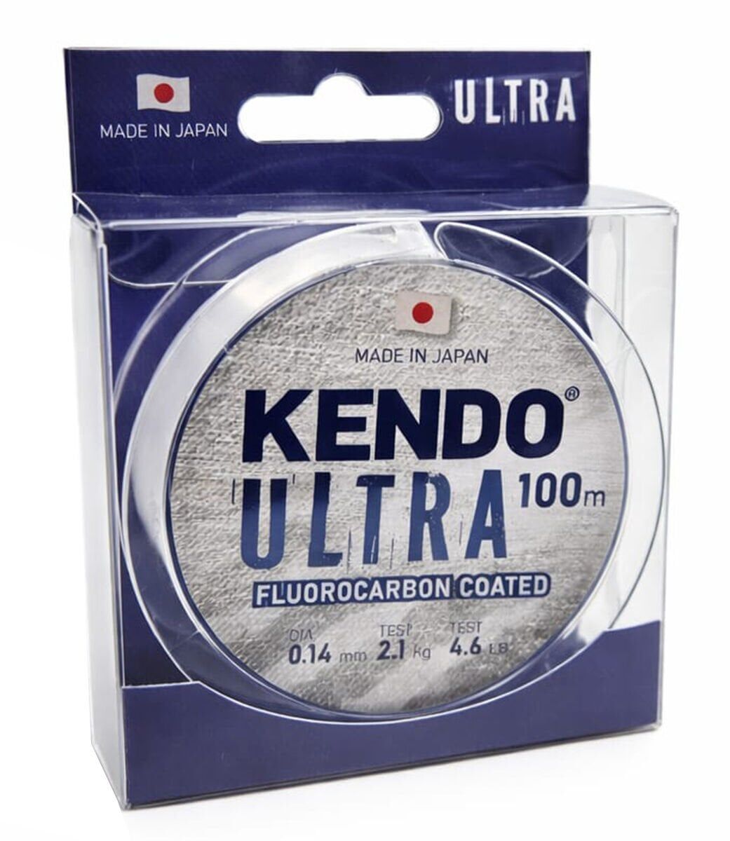 Kendo Ultra Fluorocarbon Coated 100m White Misina 0.20mm