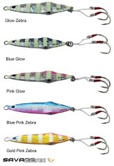 Savage gear Squısh Jig 10,5cm 100g Suni Yem Glow Zebra
