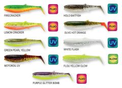 Savage Gear Cannibal Shad 10cm 9gr Purple Glitter Bomb