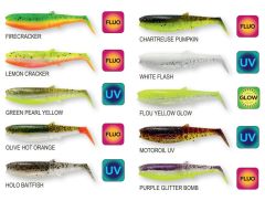 Savage Gear Cannibal Shad 8cm 5gr Chartreuse Pumpkin