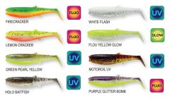 Savage Gear Cannibal Shad 6.8cm 3gr Purple Glitter Bomb