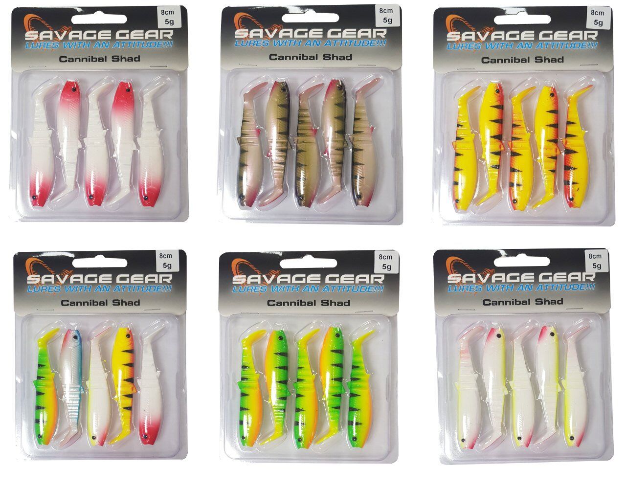 Savage gear Cannibal 8cm 4 Adet Suni Yem