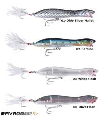 Savage gear Panic Prey 19,5 cm 83 gr Suni Yem 01-Dirty Silver Mullet