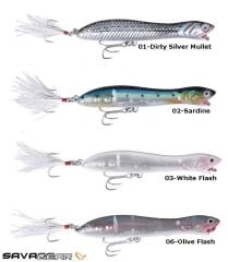 Savage gear Panic Prey 19,5 cm 83 gr Suni Yem 03-White Flash