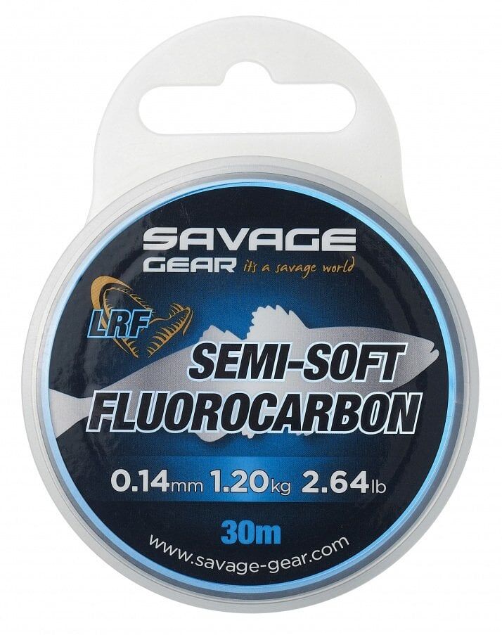 Savage Gear Semi-Soft Fluorocarbon Lrf 30 M Clear 0.17 MM 1.86 KG 4.10 LB