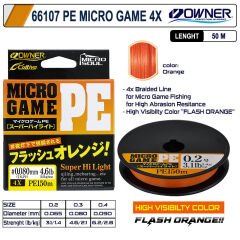 Cultiva 66107 PE Micro Game 4x İp Misina