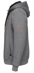 Savage Gear Classic Zip Hoodie Grey Melange XXL