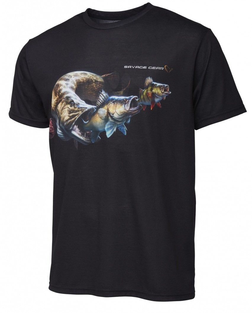 Savage Gear Cannibal T-Shirt Black M